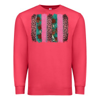 Cardinal valentine's leopard brushstroke Premium Sweatshirt - AdoDesignShop
