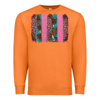Carrot valentine's leopard brushstroke Premium Sweatshirt - AdoDesignShop