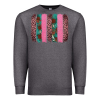 Charcoal Heather valentine's leopard brushstroke Premium Sweatshirt - AdoDesignShop
