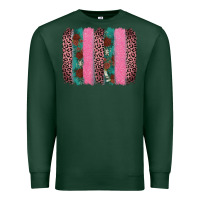 Sports Green valentine's leopard brushstroke Premium Sweatshirt - AdoDesignShop