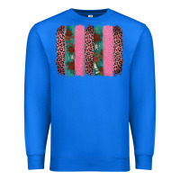 True Royal valentine's leopard brushstroke Premium Sweatshirt - AdoDesignShop