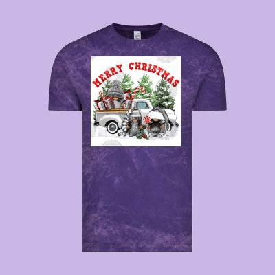 Merry Chrıstmas Vintage Tee Designed By Fadigitalartstudio