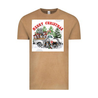 Vintage Camel merry chrıstmas Vintage Tee - FaDigitalArtStudio