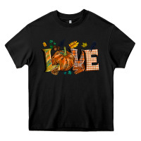 Black Fall love Heavy Core Tee - NancyCooperArtShop