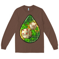 Chestnut st.patrick's teardrop earrings Long Sleeve Tee - FaDigitalArtStudio