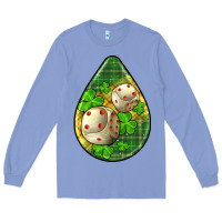 Colony Blue st.patrick's teardrop earrings Long Sleeve Tee - FaDigitalArtStudio