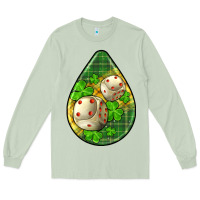 Matcha st.patrick's teardrop earrings Long Sleeve Tee - FaDigitalArtStudio