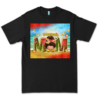 Black summer mom Premium Tee - TumblerDesignByShophia