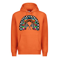 Carrot Racing Rainbow Premium Hoodie - CowhideDigitalArt