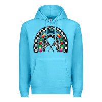 Racing Rainbow Premium Hoodie | Teevron