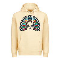 Pina Colada Racing Rainbow Premium Hoodie - CowhideDigitalArt