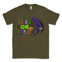 Army Green trick or treat Classic Tee - CowGirlArtShop