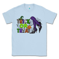 Dusty Blue trick or treat Classic Tee - CowGirlArtShop
