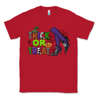 Red trick or treat Classic Tee - CowGirlArtShop