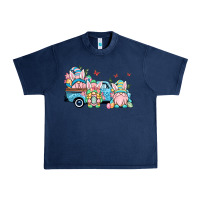 Navy Easter gnomes truck Urban Heavy Tee - OliviaCreatesArt