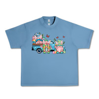 Pebble Blue Easter gnomes truck Urban Heavy Tee - OliviaCreatesArt