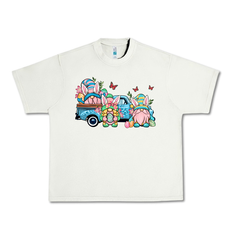 Easter Gnomes Truck Urban Heavy Tee by OliviaCreatesArt | Teevron