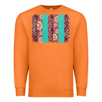 Carrot valentine's day floral leopard brushstroke Premium Sweatshirt - AdoDesignShop