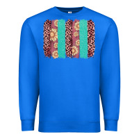 True Royal valentine's day floral leopard brushstroke Premium Sweatshirt - AdoDesignShop