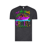 Vintage Black mardi gras cruise squad Vintage Tee - OliviaCreatesArt