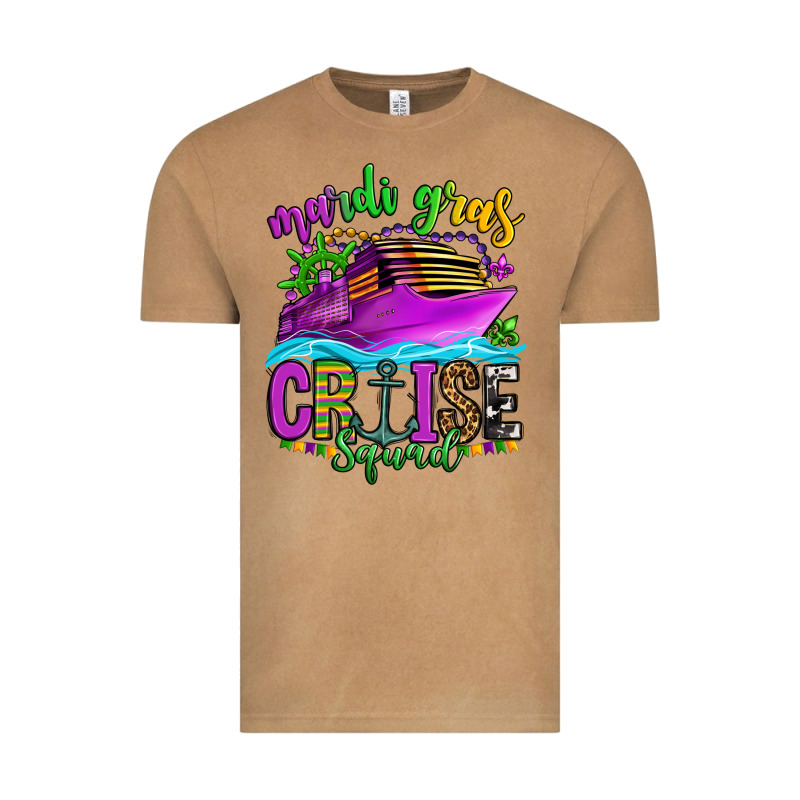 Mardi Gras Cruise Squad Vintage Tee by OliviaCreatesArt | Teevron