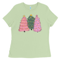 Matcha christmas trees Ladies Tee - CowGirlArtShop