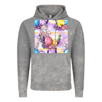Cloud Rock Easter Eggs With Flowers Seamless Pattern Vintage Hoodie - BundleAndBundleShop