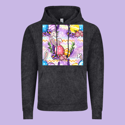 Easter Eggs With Flowers Seamless Pattern Vintage Hoodie Designed By Bundleandbundleshop