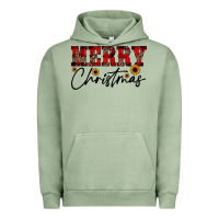 Pigment Oil Green merry christmas Urban Hoodie - JahusDesignShop