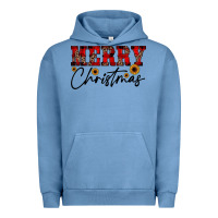 Pigment Pebble Blue merry christmas Urban Hoodie - JahusDesignShop