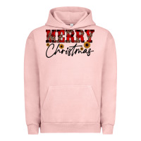 Pigment Salmon merry christmas Urban Hoodie - JahusDesignShop