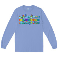 Colony Blue Lgbtq Celebration Long Sleeve Tee - BundleAndBundleShop
