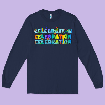 Lgbtq Celebration Long Sleeve Tee Designed By Bundleandbundleshop