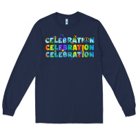 Navy Lgbtq Celebration Long Sleeve Tee - BundleAndBundleShop