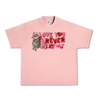 Salmon Love you forever Urban Heavy Tee - FaDigitalArtStudio