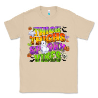 Mushroom thick thighs and spooky vibes Classic Tee - CowGirlArtShop