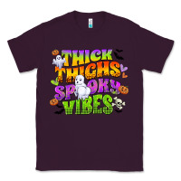 Plum thick thighs and spooky vibes Classic Tee - CowGirlArtShop