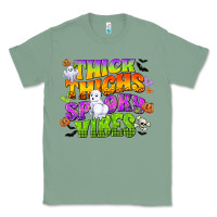 Sage thick thighs and spooky vibes Classic Tee - CowGirlArtShop