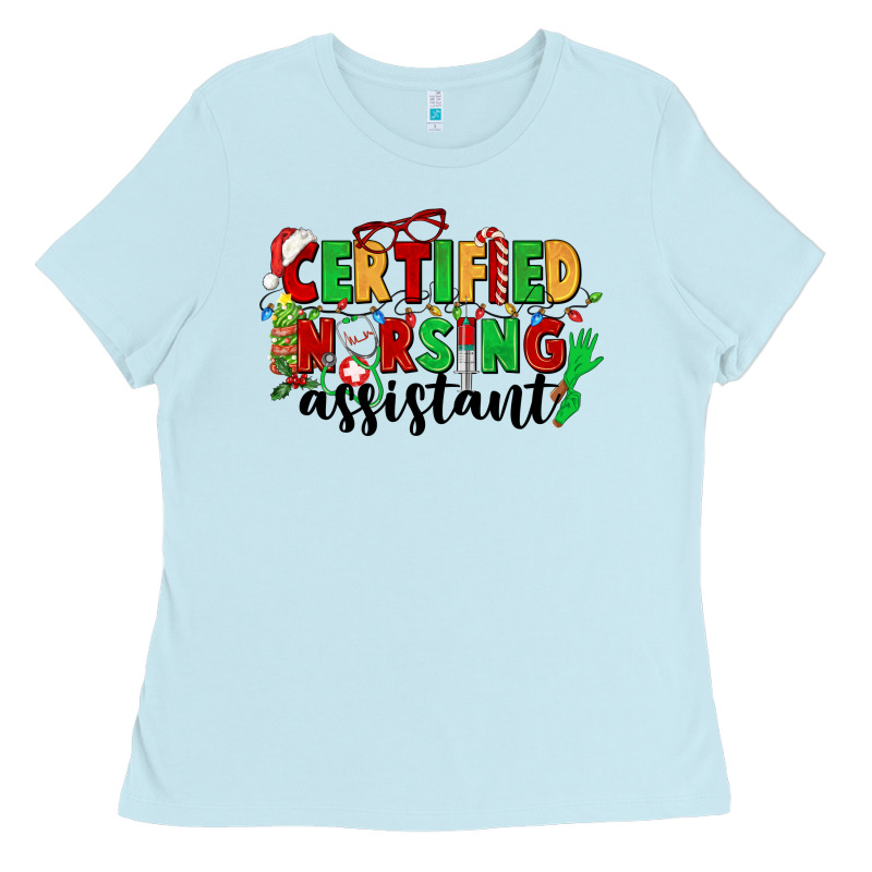 Certified Nursing Assistant Ladies Tee by CowGirlArtShop | Teevron