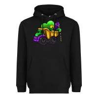 Black loads of mardi gras truck Heavyweight Hoodie - AdoDesignShop
