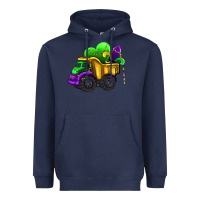 Navy loads of mardi gras truck Heavyweight Hoodie - AdoDesignShop