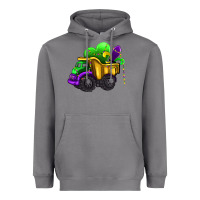 Loads Of Mardi Gras Truck Heavyweight Hoodie | Teevron