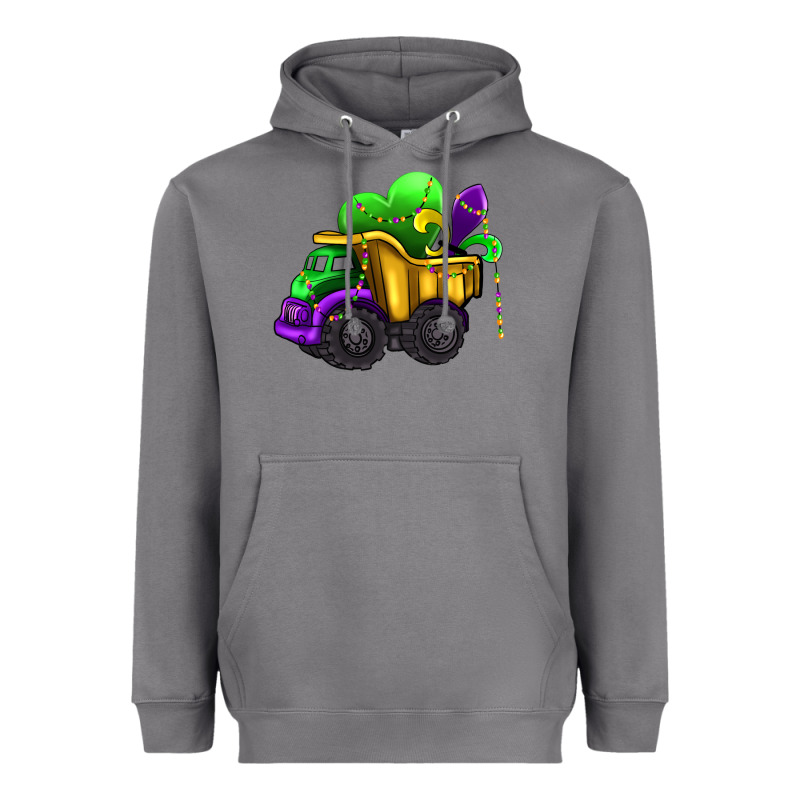 Loads Of Mardi Gras Truck Heavyweight Hoodie by AdoDesignShop | Teevron