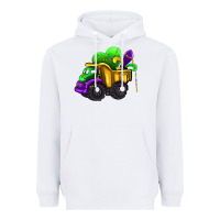 White loads of mardi gras truck Heavyweight Hoodie - AdoDesignShop