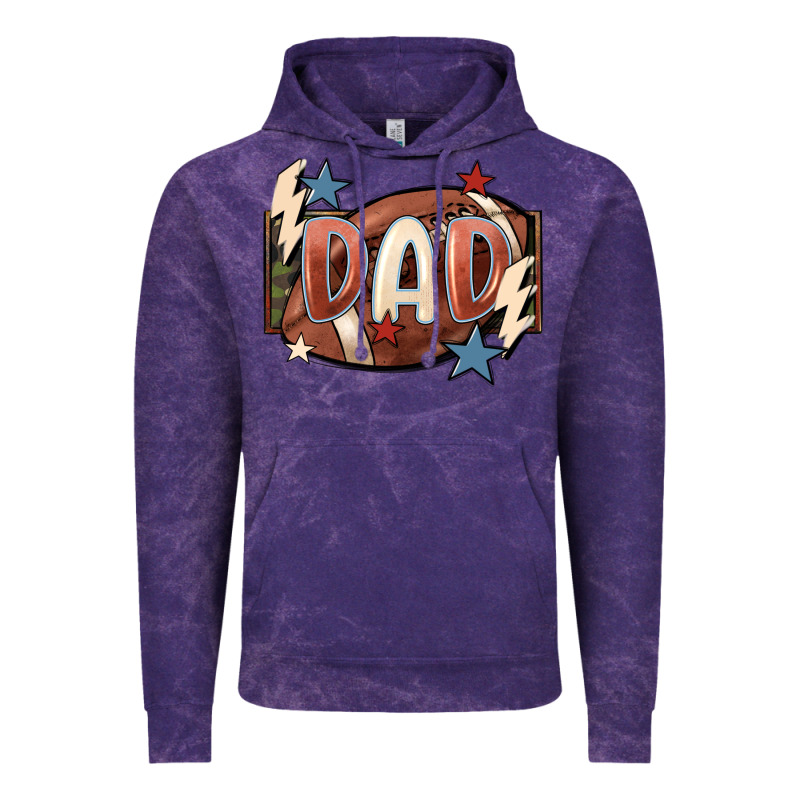 Football Dad Vintage Hoodie by FaDigitalArtStudio | Teevron