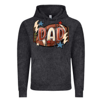 Vintage Black football dad Vintage Hoodie - FaDigitalArtStudio