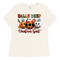 Bone balls deep christmas spirit Ladies Tee - CowGirlArtShop