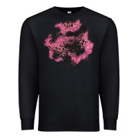 Black valentine's day patches Premium Sweatshirt - AdoDesignShop