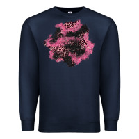 Navy valentine's day patches Premium Sweatshirt - AdoDesignShop