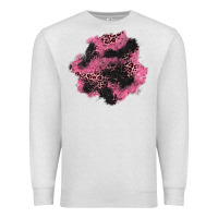 Oatmeal Heather valentine's day patches Premium Sweatshirt - AdoDesignShop